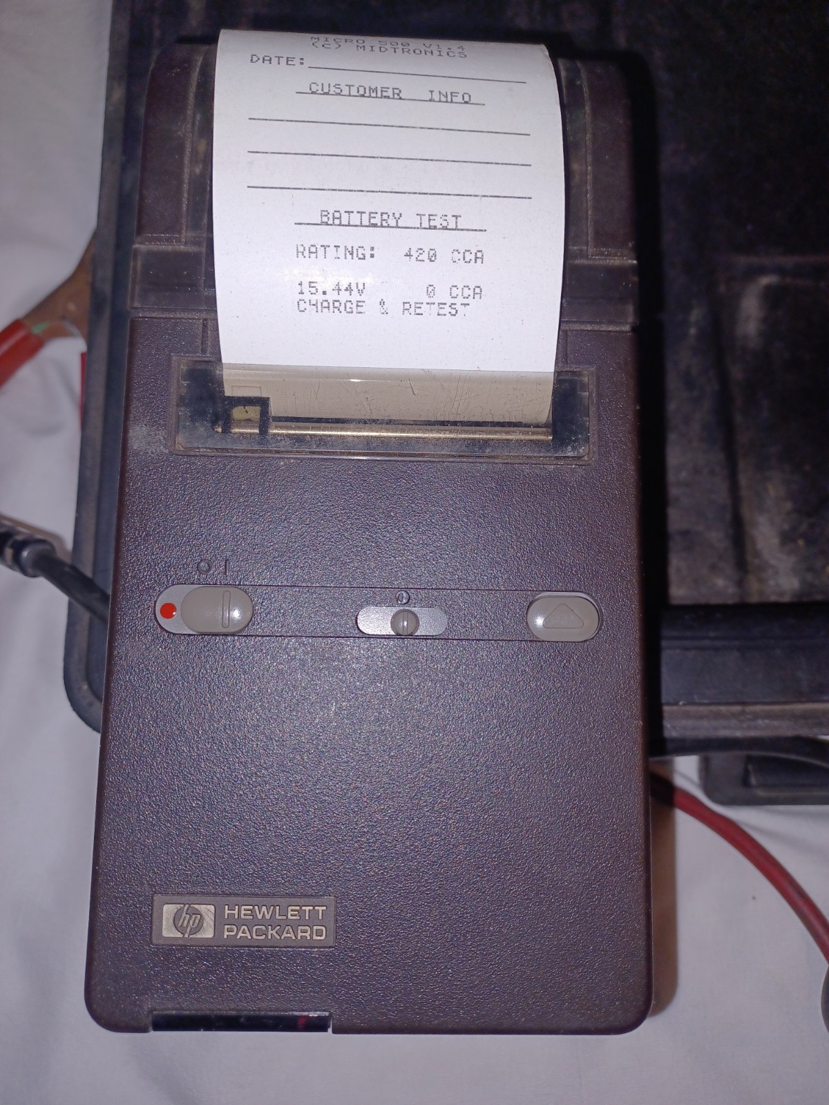 Midtronics Micro 500 Battery Starting Charging System Analyzer