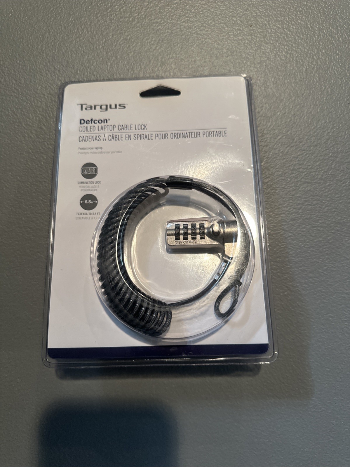 Targus Defcon Laptop Cable Lock. Sealed/New