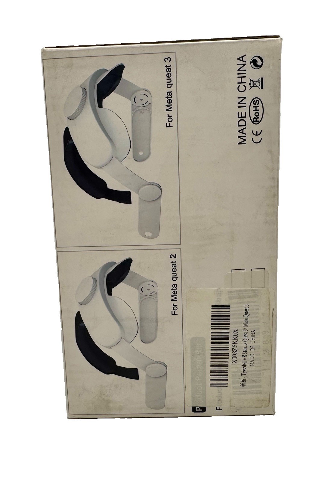 Meta Quest 3/3S Elite Head Strap Adjustable VR Headset Comfort Strap White