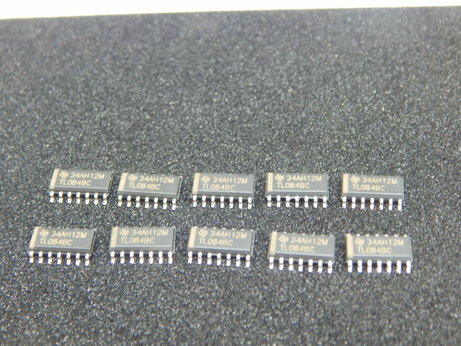 TI TL084BCDR TL084BC Op Amp Quad GP ±18V 14-Pin SOIC - LOT OF 10 IC'S -FAST SHIP