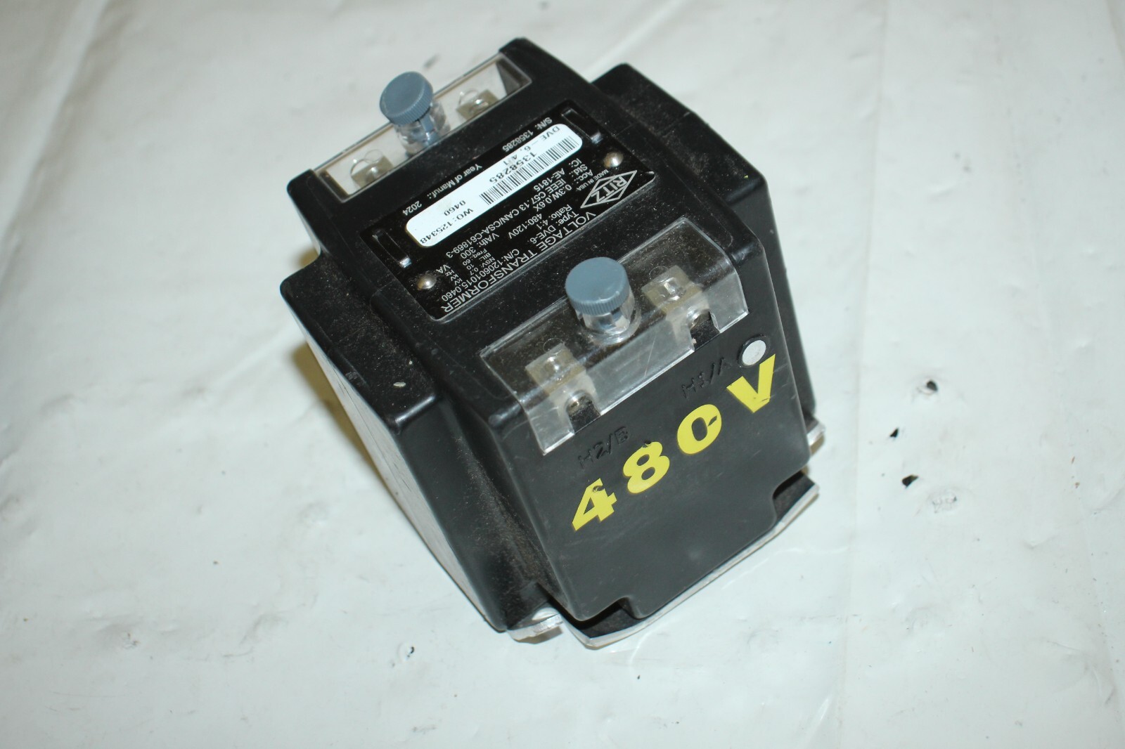 Ritz Voltage Transformer DVE-6 4:1 120V 480V