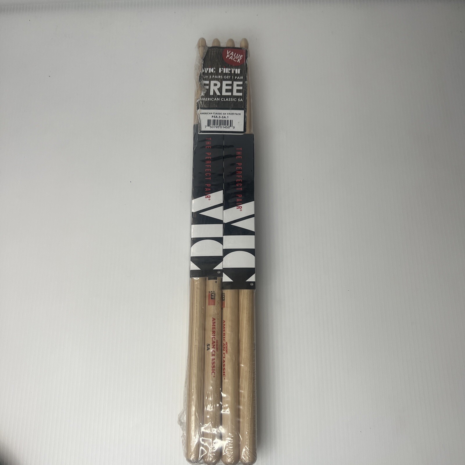 Vic Firth Special 4 for the Price of 3 5A Wood Tip-DCP