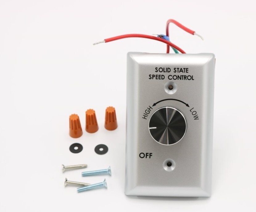 RAFFEL 385031 SOLID STATE SPEED CONTROL SWITCH FAN WALL MOUNT CONTROLLER 120V 50