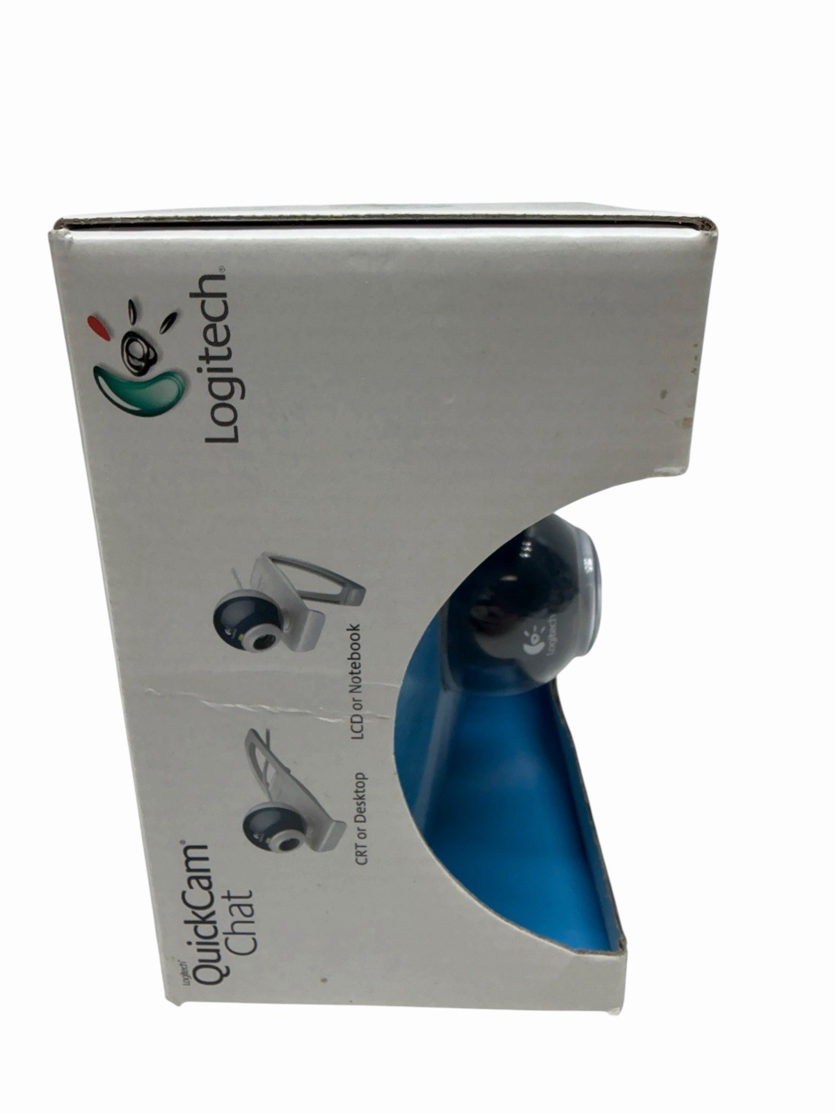 Logitech QuickCam Chat USB Webcam w/ Headset New Open Box Windows XP Vista PC