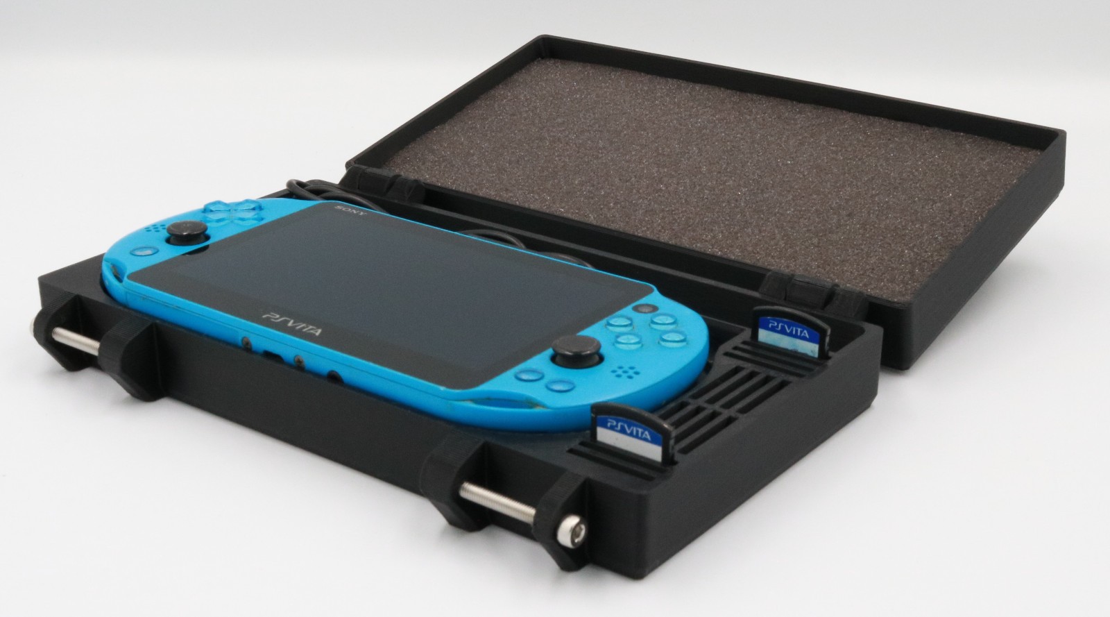 PS Vita 2000 Compatible Protective Case - Holds 15 Games & USB Cable