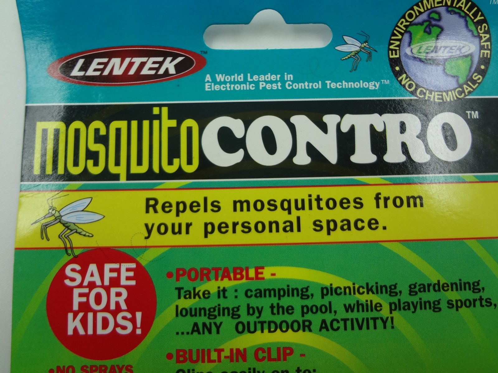 Lentek Mosquito Contro Portable & Keychain NOS