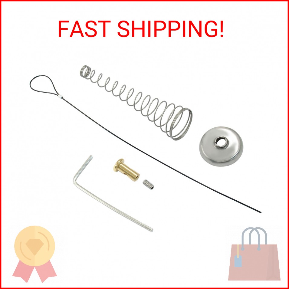 HARSKIYER Gate Latch Cable Pull, Adjustable Gate Latch Spring Release Cable, Bla