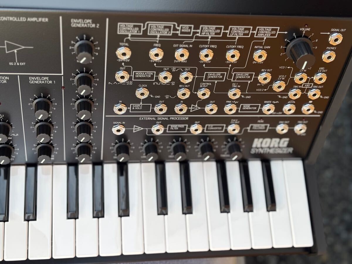Korg MS-20ic Monophonic Analog controller Musical Instrument Confirmed Operation