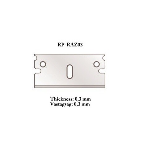 RP Toolz Razor Blade 0.3mm (5pcs) for Mitre Cutter (#RP-CUTR)