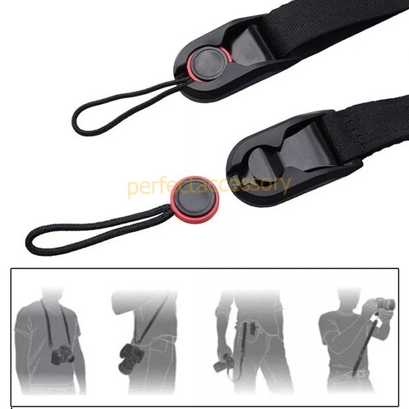 Camera Shoulder Strap Quick Release Buckles Adjustable DSRL SLR TLR Neck Strap