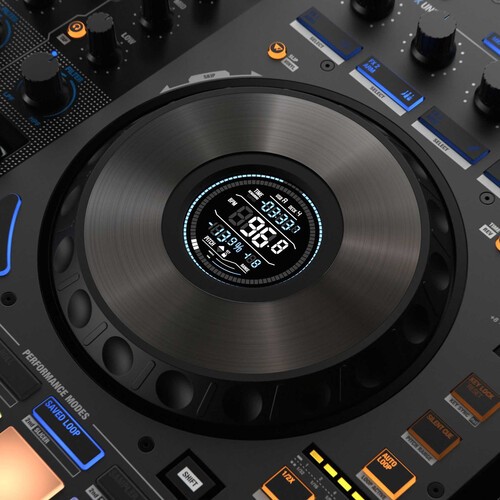 Reloop Mixon 8 Pro 4-Channel Professional Hybrid DJ Controller, Black