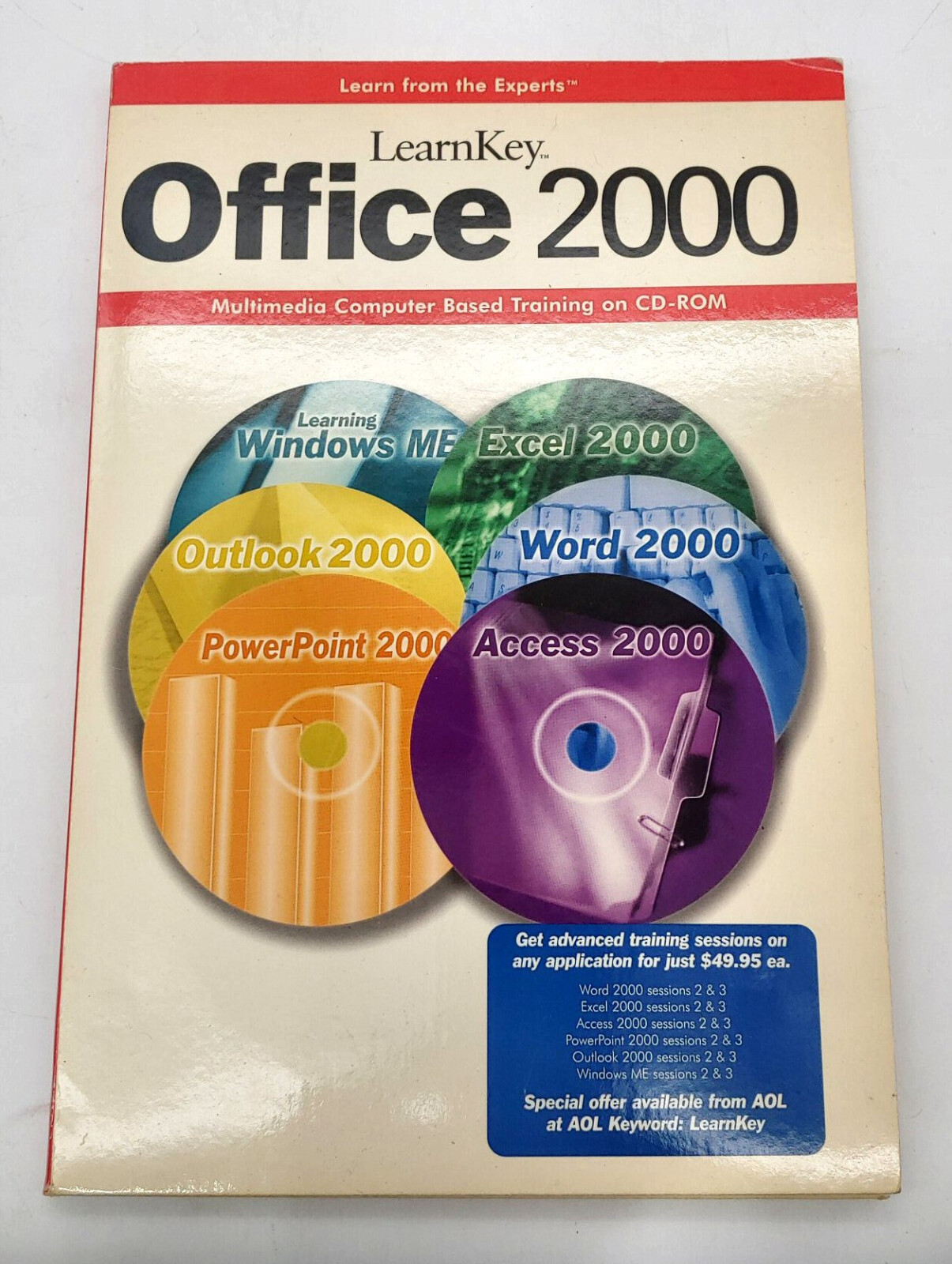 LearnKey Office 2000 Multimedia Computer Based Training on 6 CD-ROM Discs