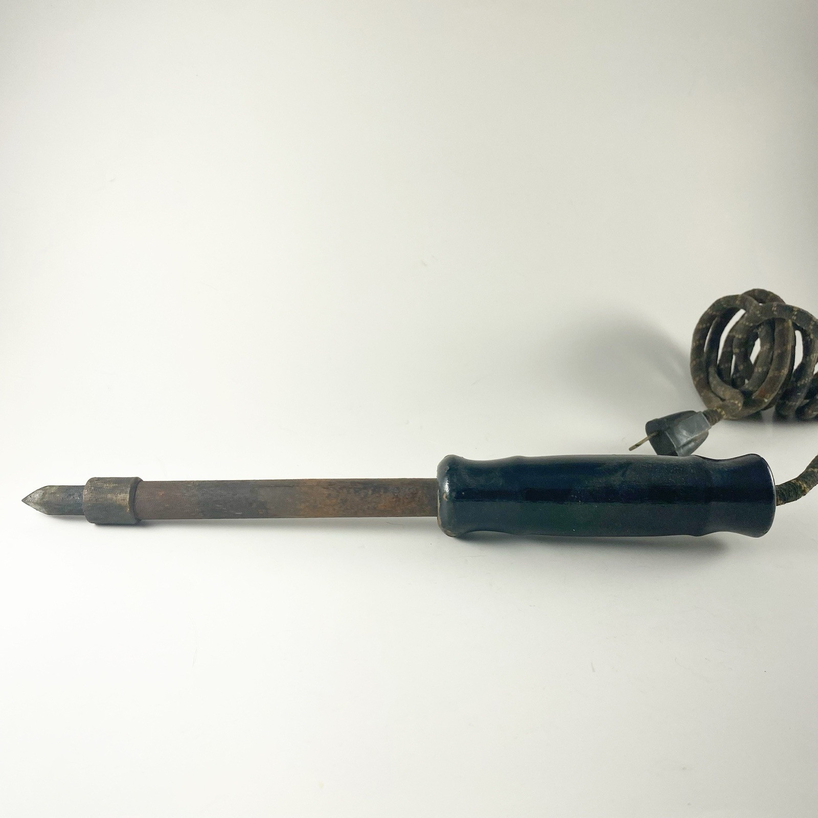 Vintage Lenk (?) Electric Soldering Iron Circa 1950s Tested Works Talking Piece
