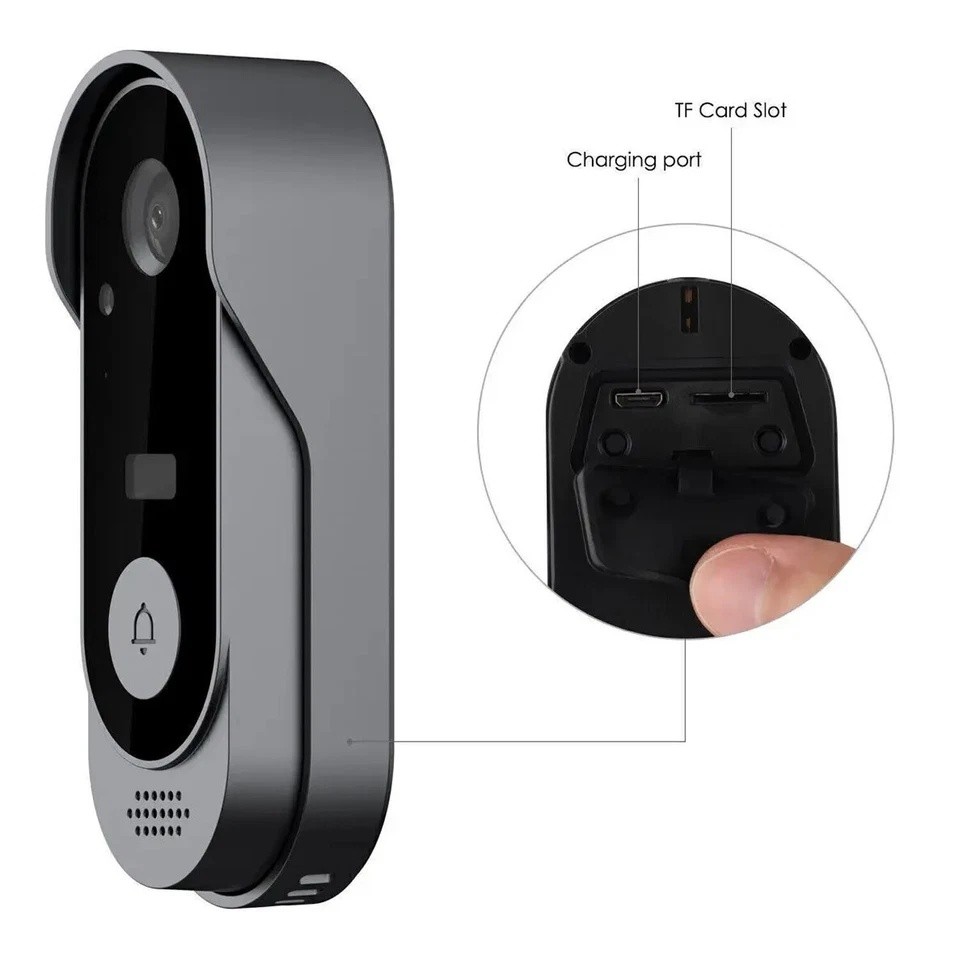 Smart Wireless WiFi Doorbell Camera Phone Door Ring Video Intercom Security Bell