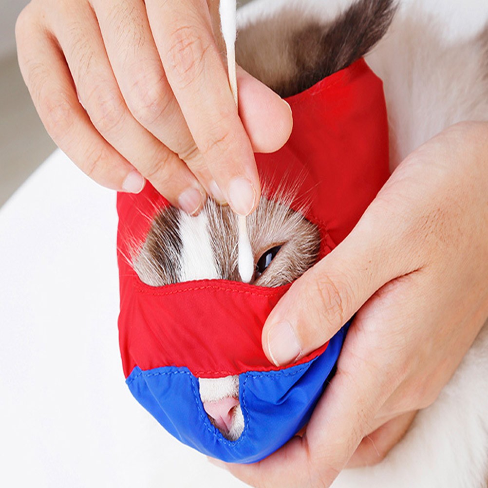 Cat Grooming Nail Trimming Muzzle Calming Products Anti Bite Muzzles