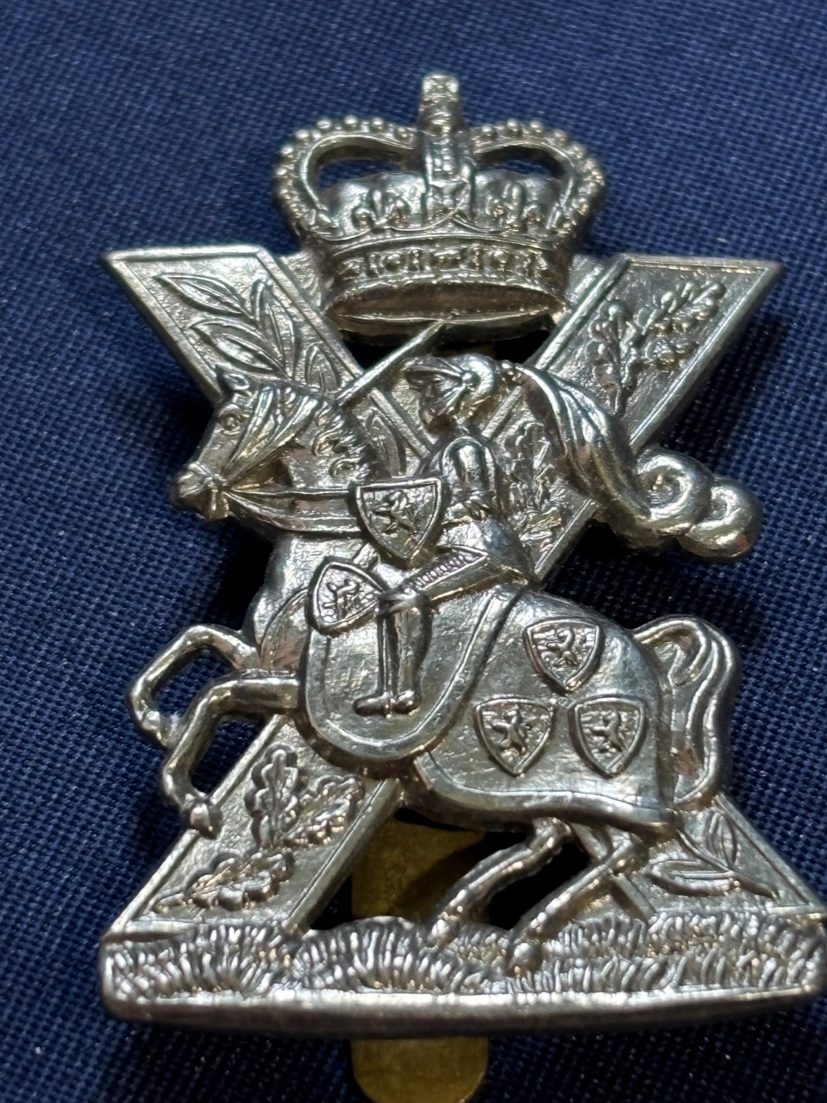 British Army Cap Badge Fife and Forfar Yeomanry Scottish Horse Regiment (Gaunt)