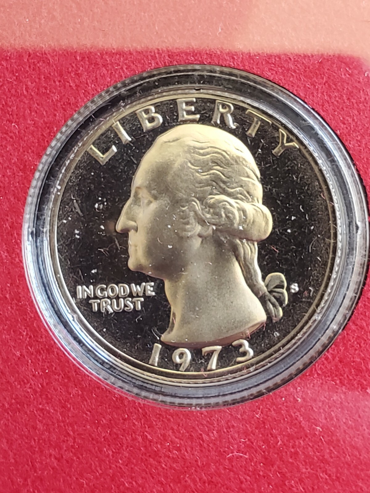 1973 s proof washington quarter