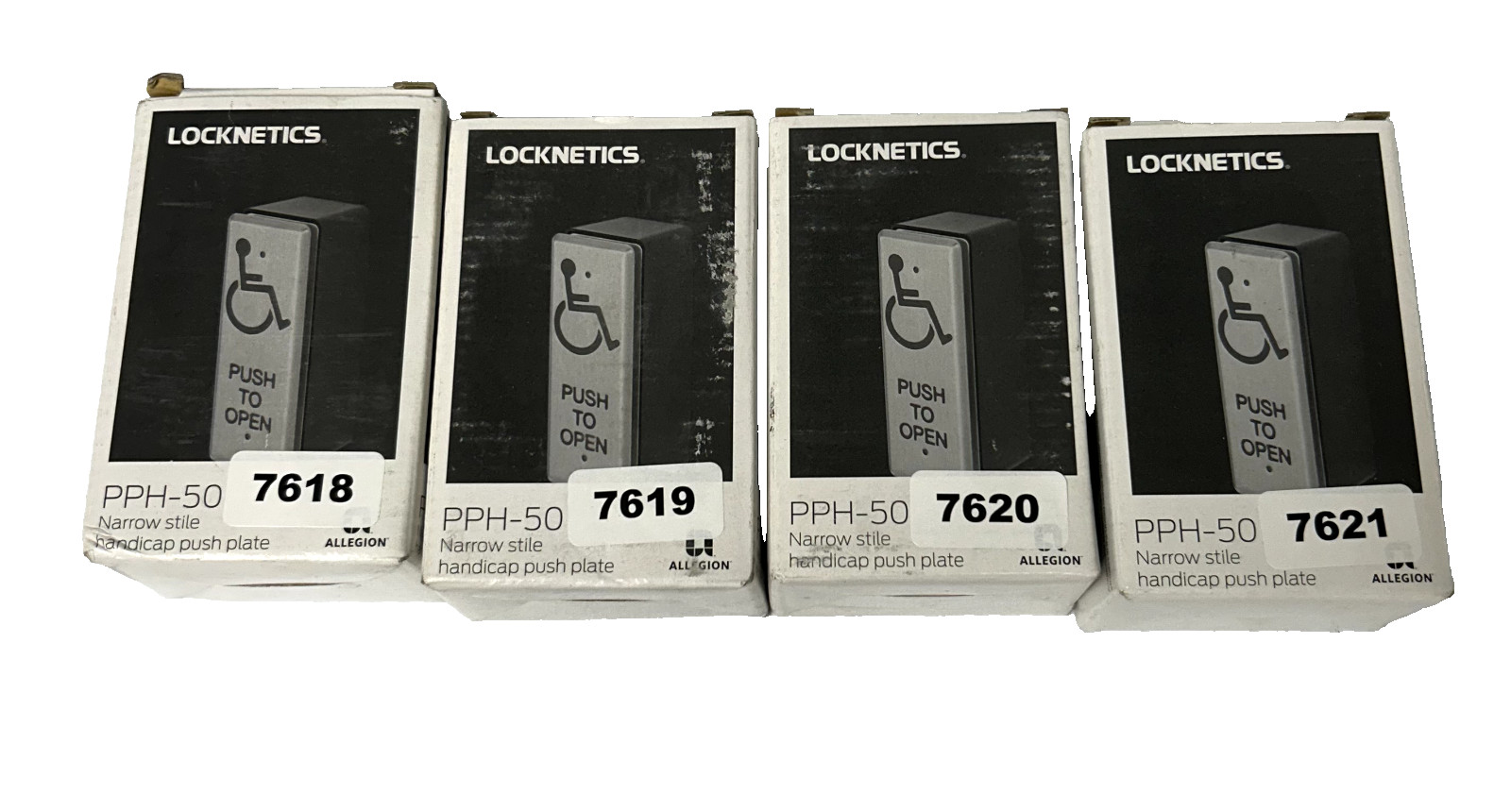 Locknetics PPH-50 Narrow Stile Handicap Push Plate