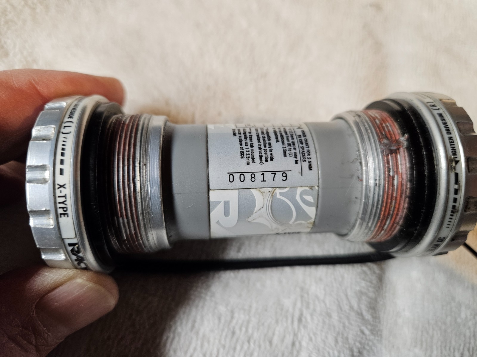 Race Face, Team XC, X-Type Bottom Bracket for 68/73mm Shells