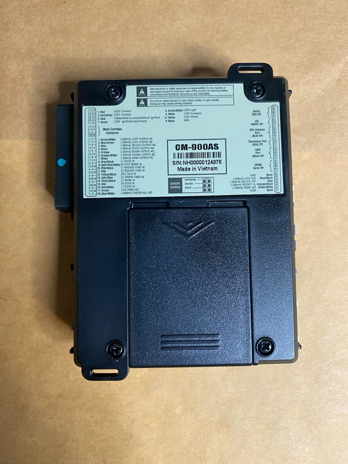 Compustar CS7900AS Remote Start Alarm Security System Shock Sensor Bundle NOB