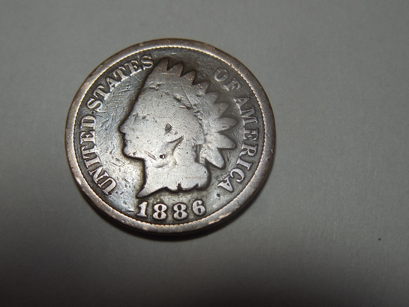 1886 Type 1 Indian Head Penny in Good condition. Nice looking coin.  Tough coin.