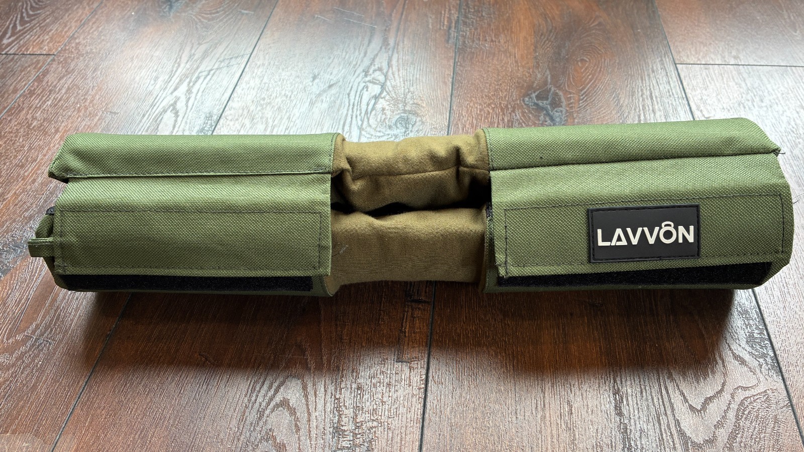 Lavvon Squat Pad Barbell Pad Cushion for Squats Green