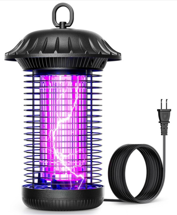Lámpara LED Mata Mosquitos Alto Voltaje Interior Exterior 50.000 Horas, Nuevo