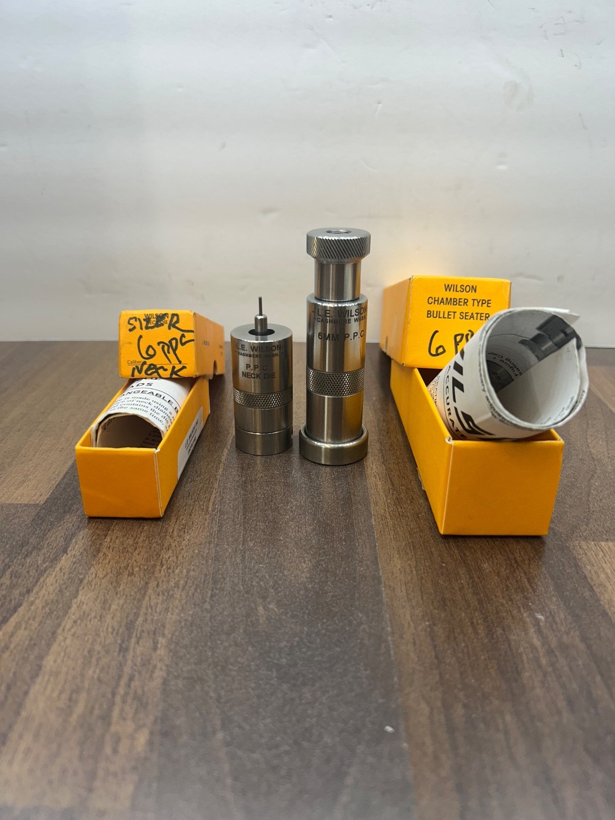 LE Wilson 6mm PPC  Bushing Neck Sizing Die Chamber Type Seating Die