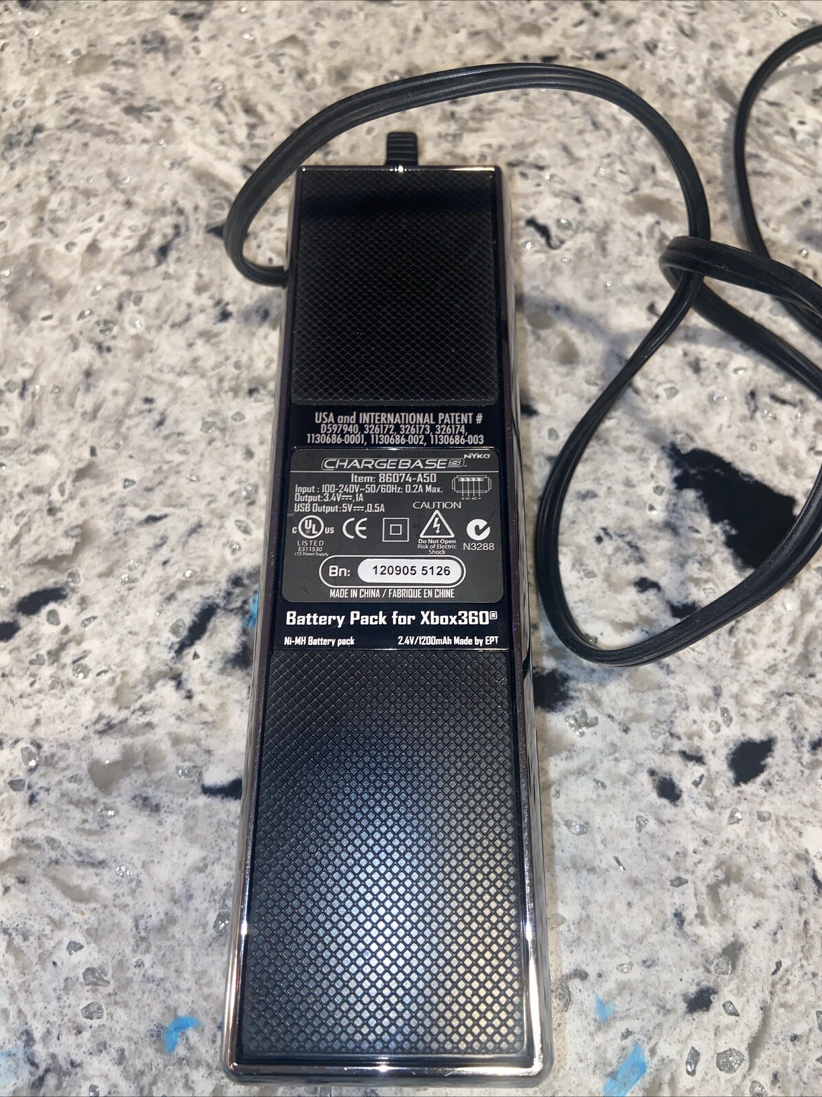 XBOX 360 Charge BaseCharging Dock Station 86074-A50