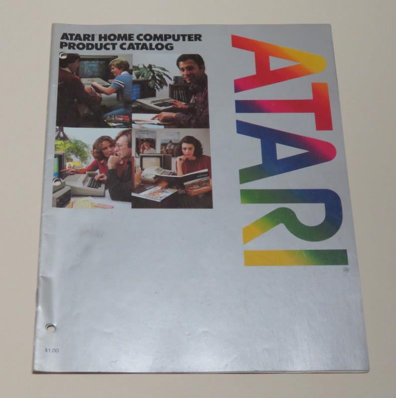 Vintage Atari Home Computer Product Catalog