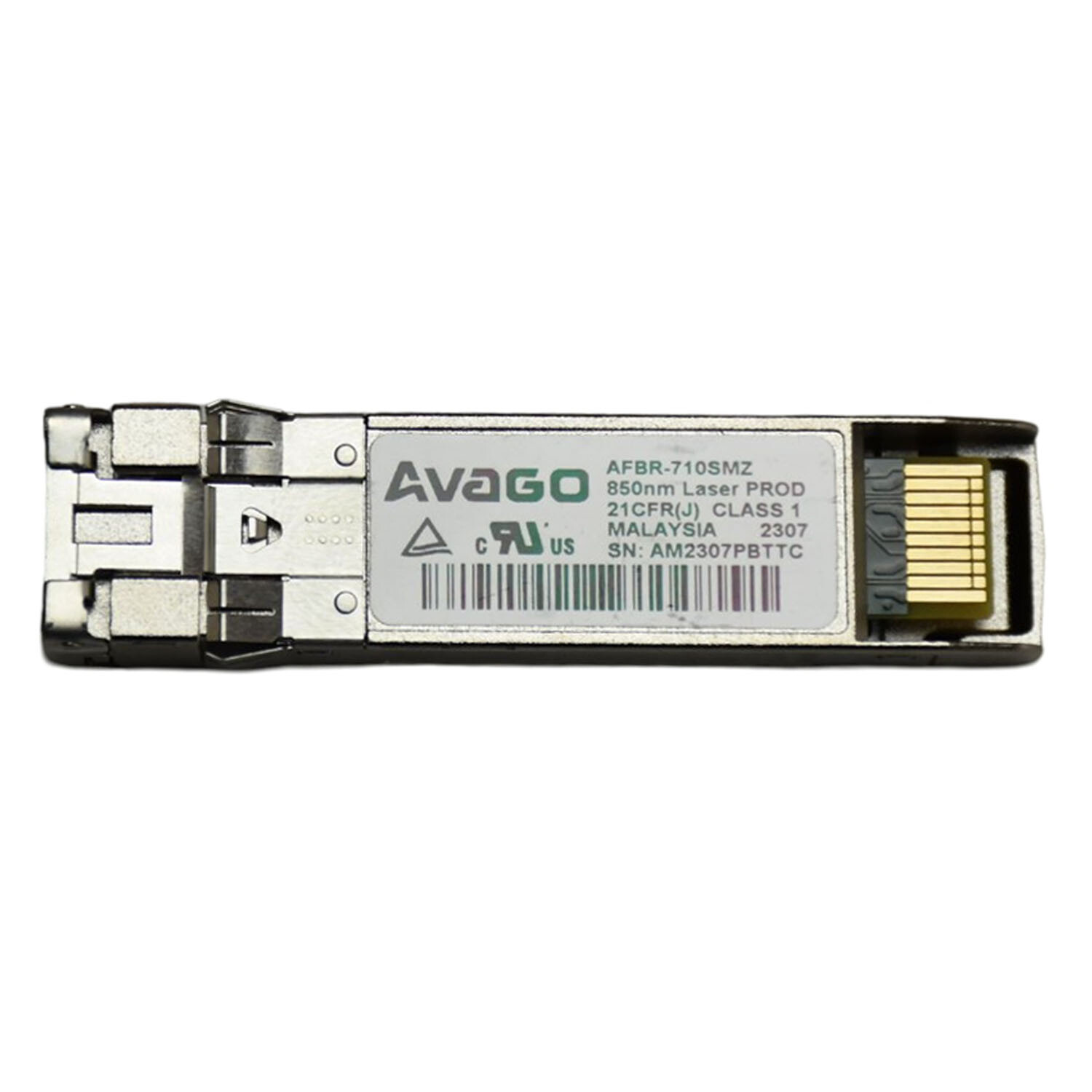 Lot of 4 Broadcom Avago 10GBASE-SR MMF 850nm 400m SFP+ Transceiver AFBR-710SMZ