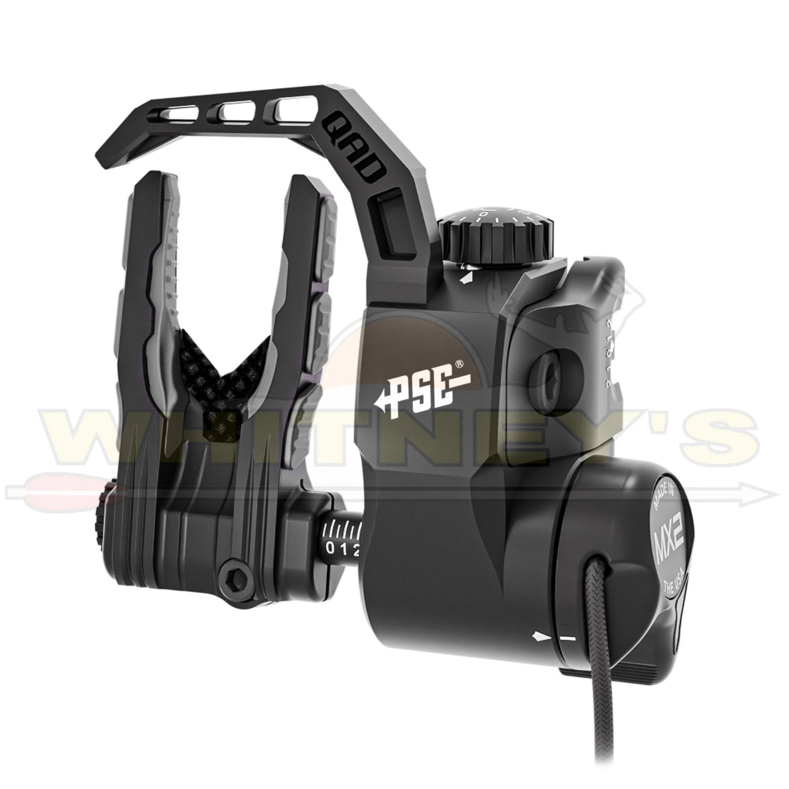 QAD Ultrarest Integrate MX2 PSE Rest - Right Hand - Black - UPMX2BK-R