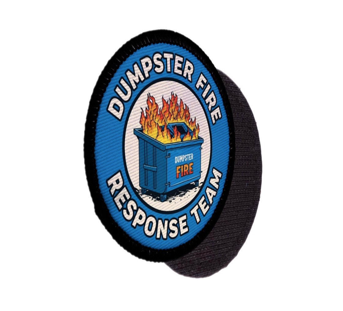 Dumpster Fire Response Team 2026 Patch Tactical Hook Morale [sub]