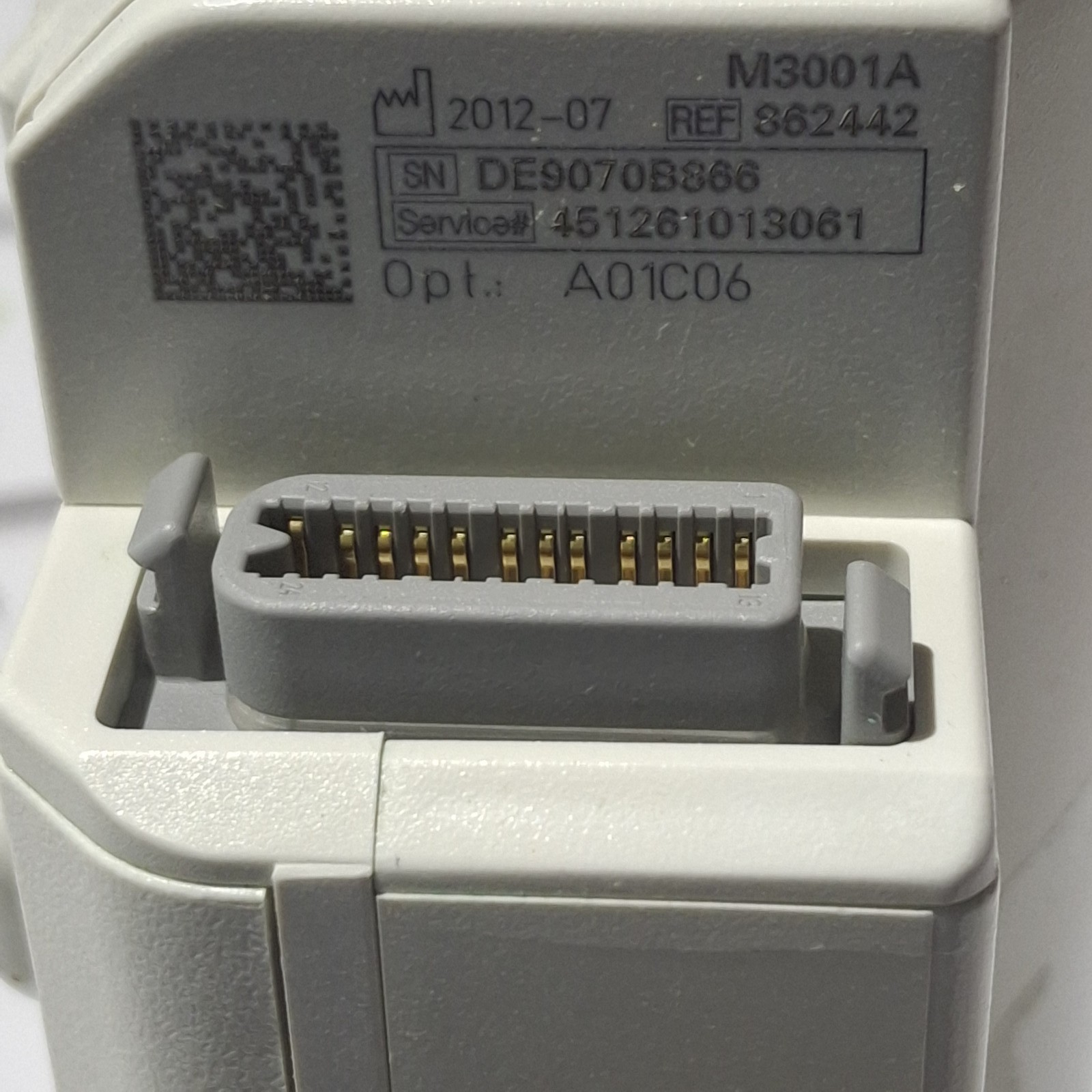 Philips M3001A-A01C06 Fast SpO2, NIBP, ECG, Temp, IBP MMS Module