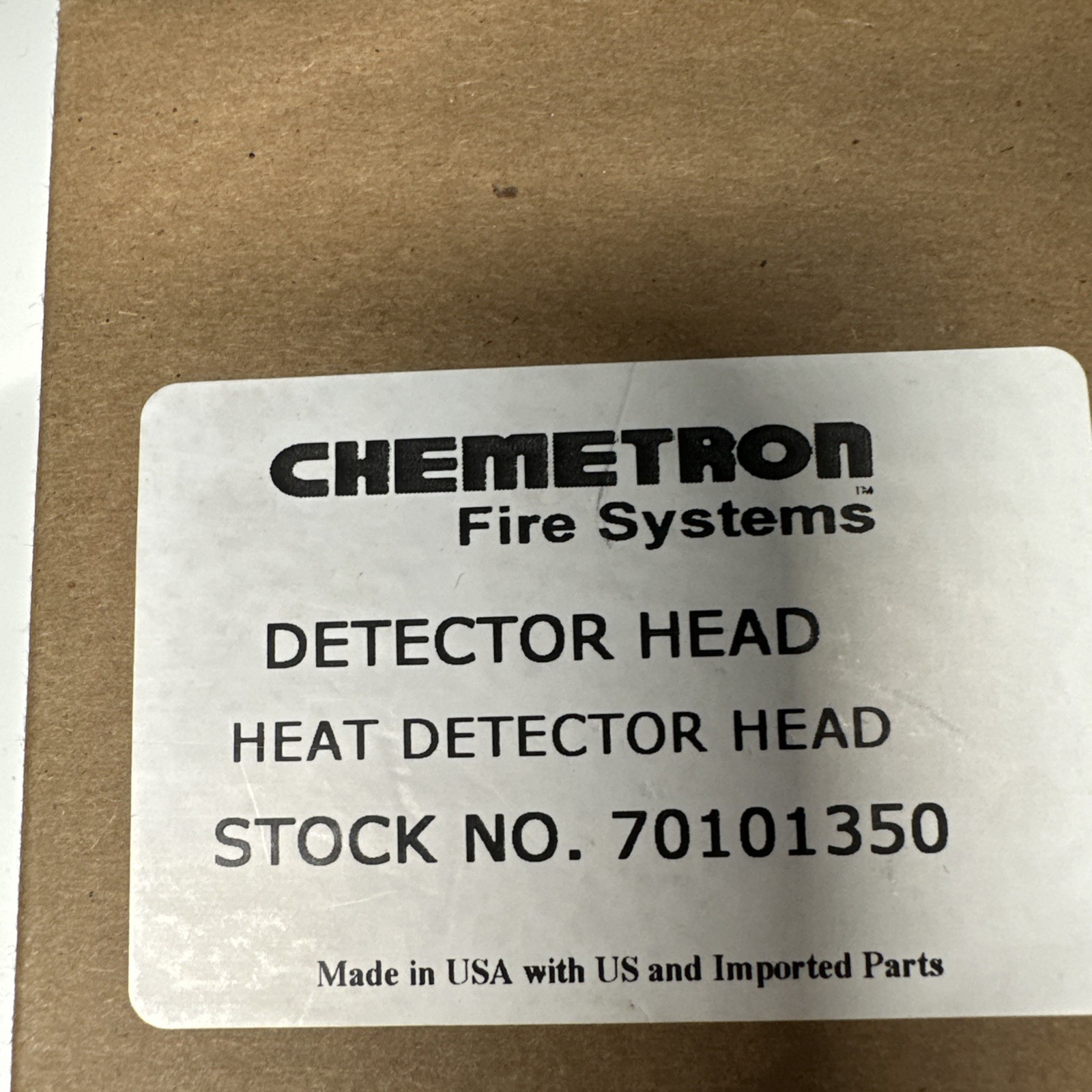 Chemtron Heat Detector Head 70101350