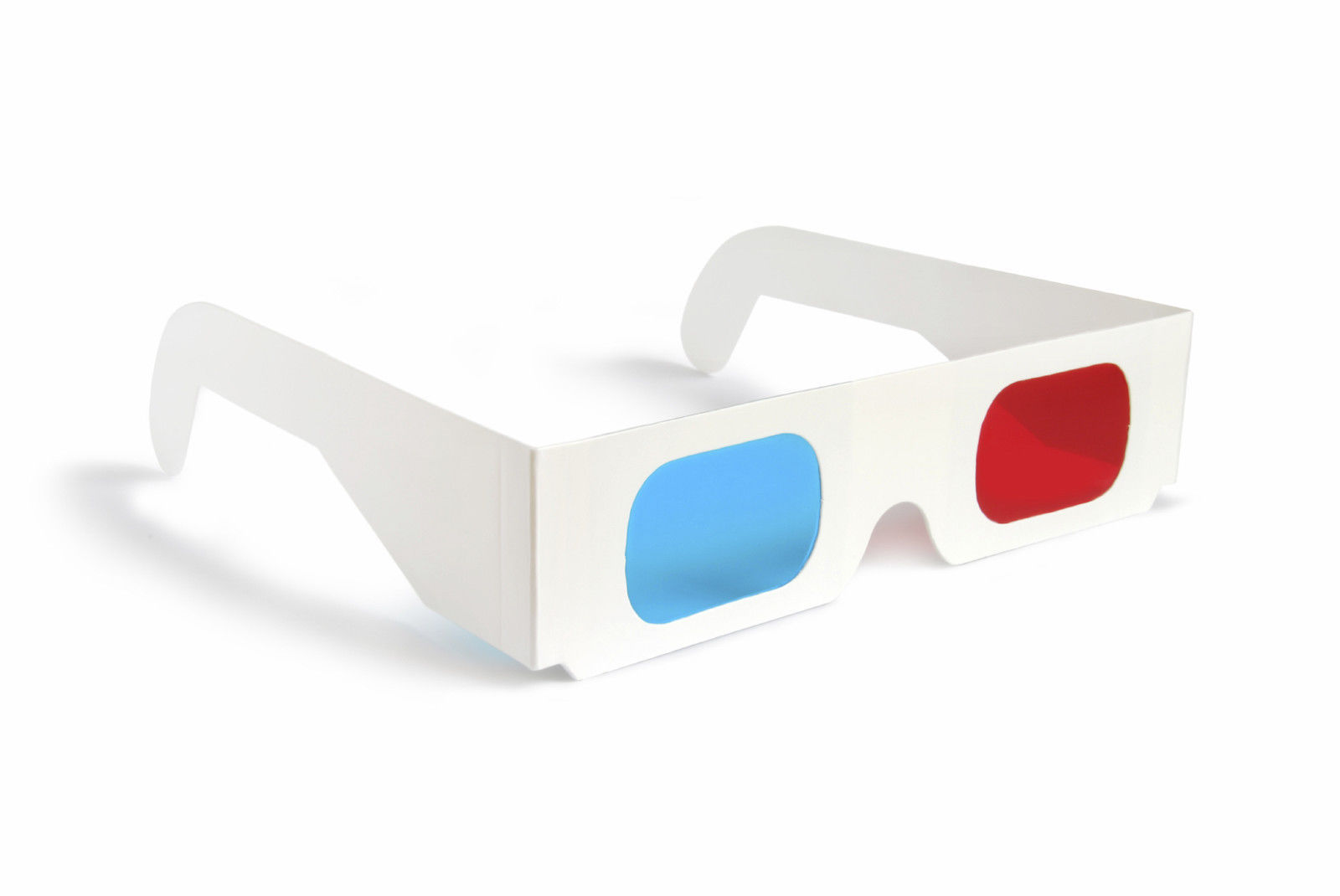 4 PAIRS 3D GLASSES Red Blue Paper Cardboard Free