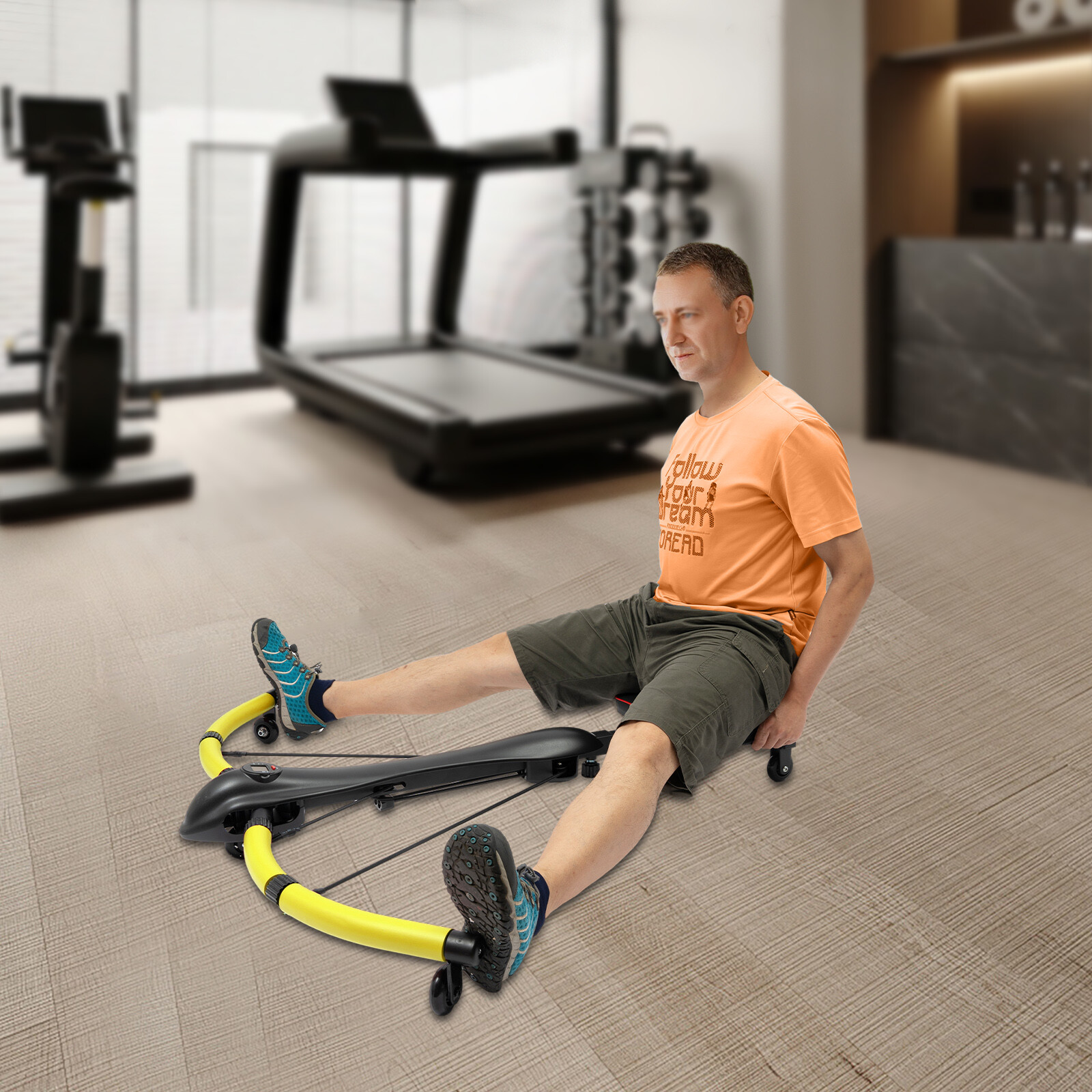 Body Workout Machine Abdominal Exercise Machine Rowing Machine Home Gym