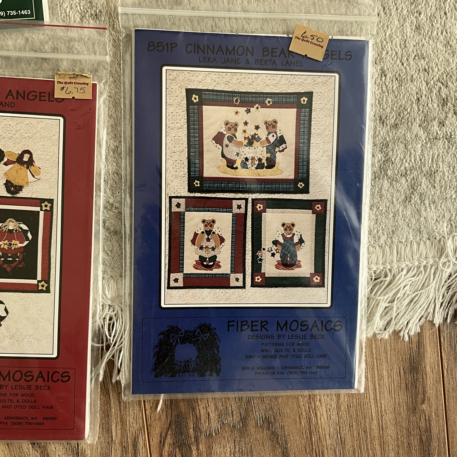 FIBER MOSAICS NEW UNUSED UNCUT Quilt Patterns
