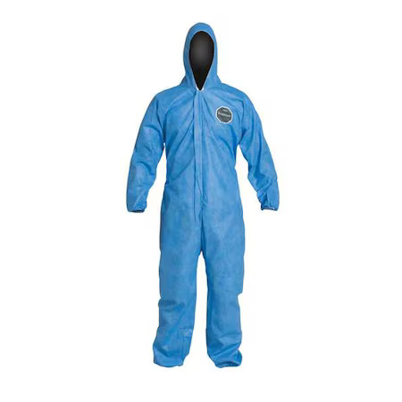 Dupont Pb127sbuxl002500 10 Coverall. Standard Fit Hood. Elastic Wrists And