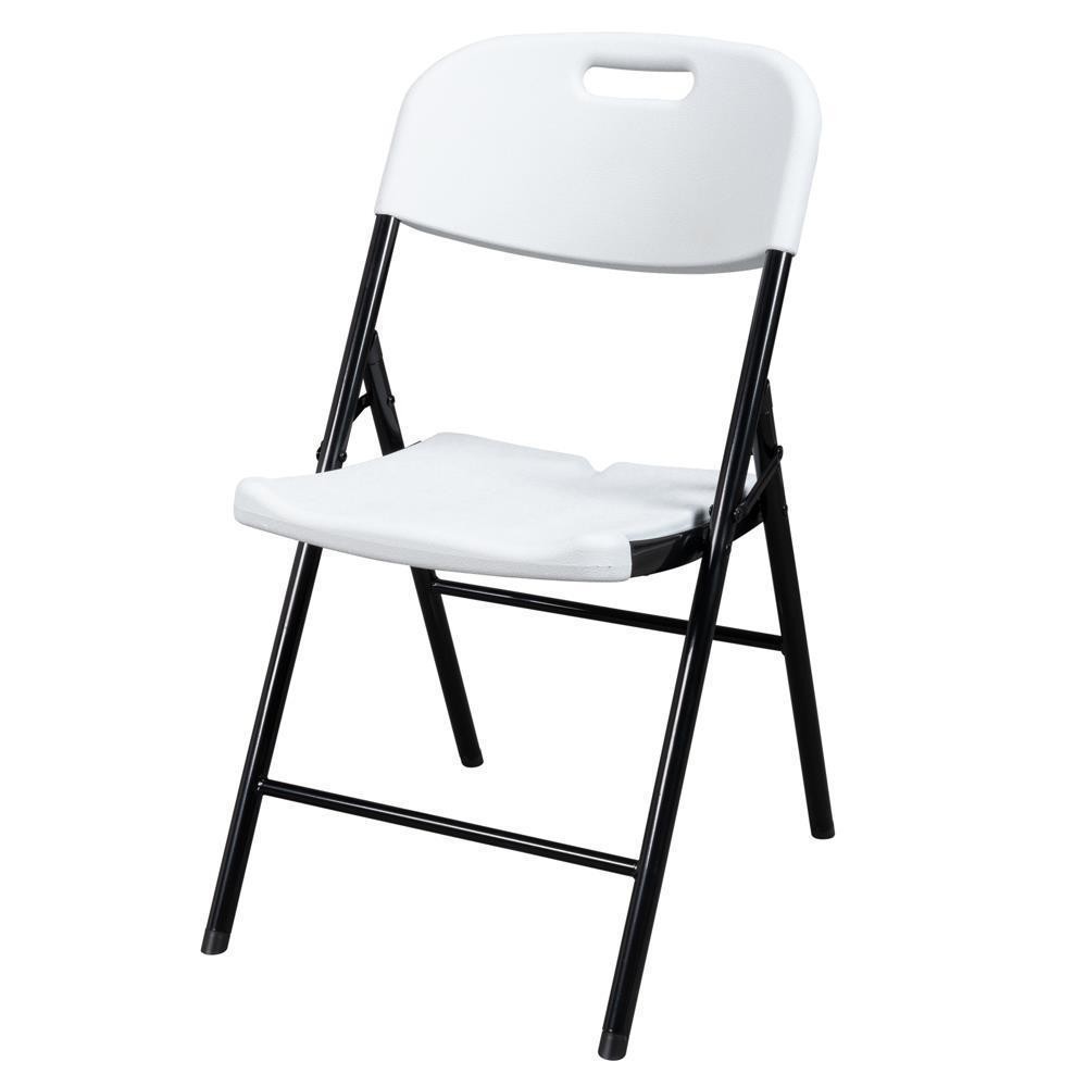 4 Pack Portable Plastic Folding Chair Indoor Outdoor Stackable Commercial Seat
