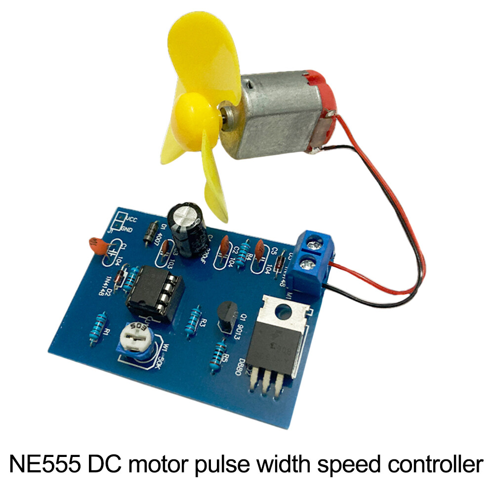 DC4.5V NE555 Pulse Width Motor Speed Controller Kit DIY Teaching Electronic