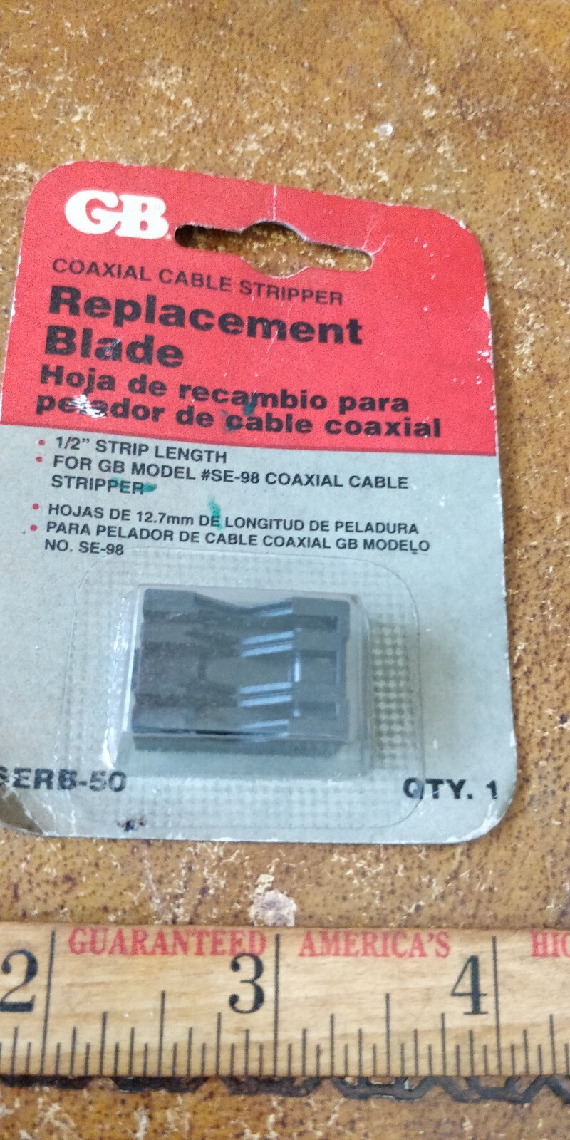GB SERB-50 Coaxial Cable Stripper Replacement Blade for SE-98
