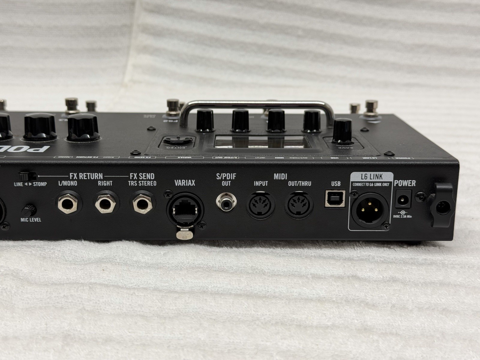 Line 6 POD HD500X Multi-Effect Guitar Pedal Control w/Power Supply