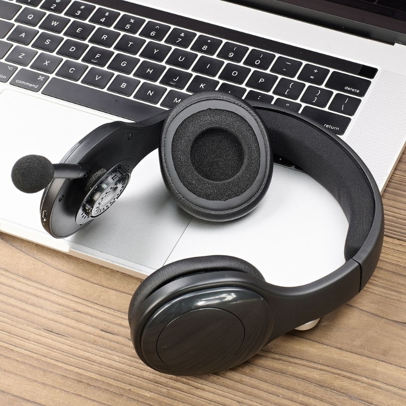 Premium Memory Foam Ear Pad Compatible for H800 Wireless Headsets Earmuff