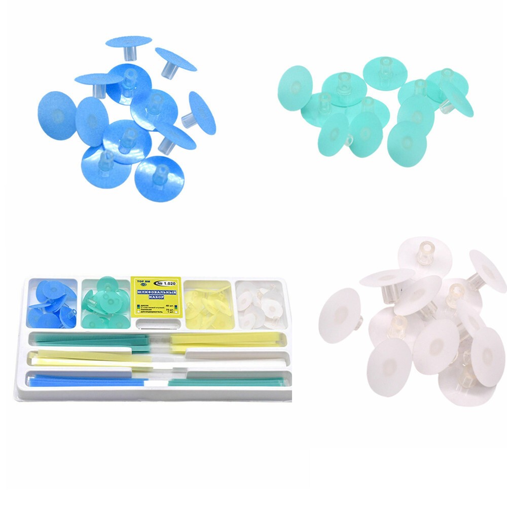 3 Kits Dental Polishing Discs Shofu Super-Snap + strips TOR VM .020 Instrument