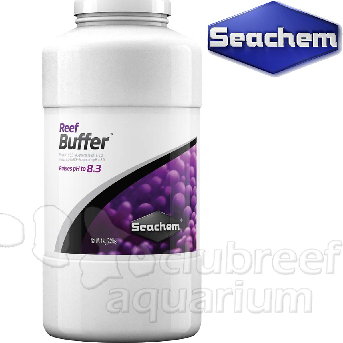 Reef Buffer Carbonate Alkalinity Powder Raises Saltwater pH to 8.3 Seachem 1Kg
