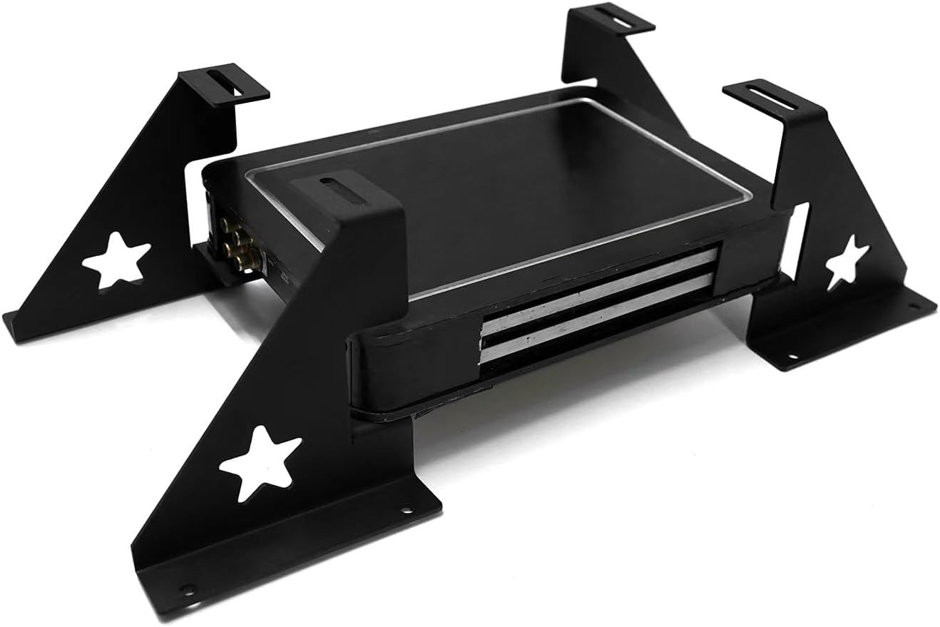2 Amp Amplifier Rack Audio Rack Systems Stacking Brackets for Sound Equipment...