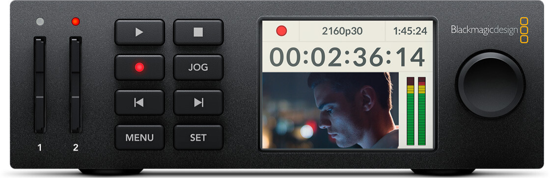 Blackmagic Design Hyperdeck Studio Mini ultra MD LCD recorder broadcast deck