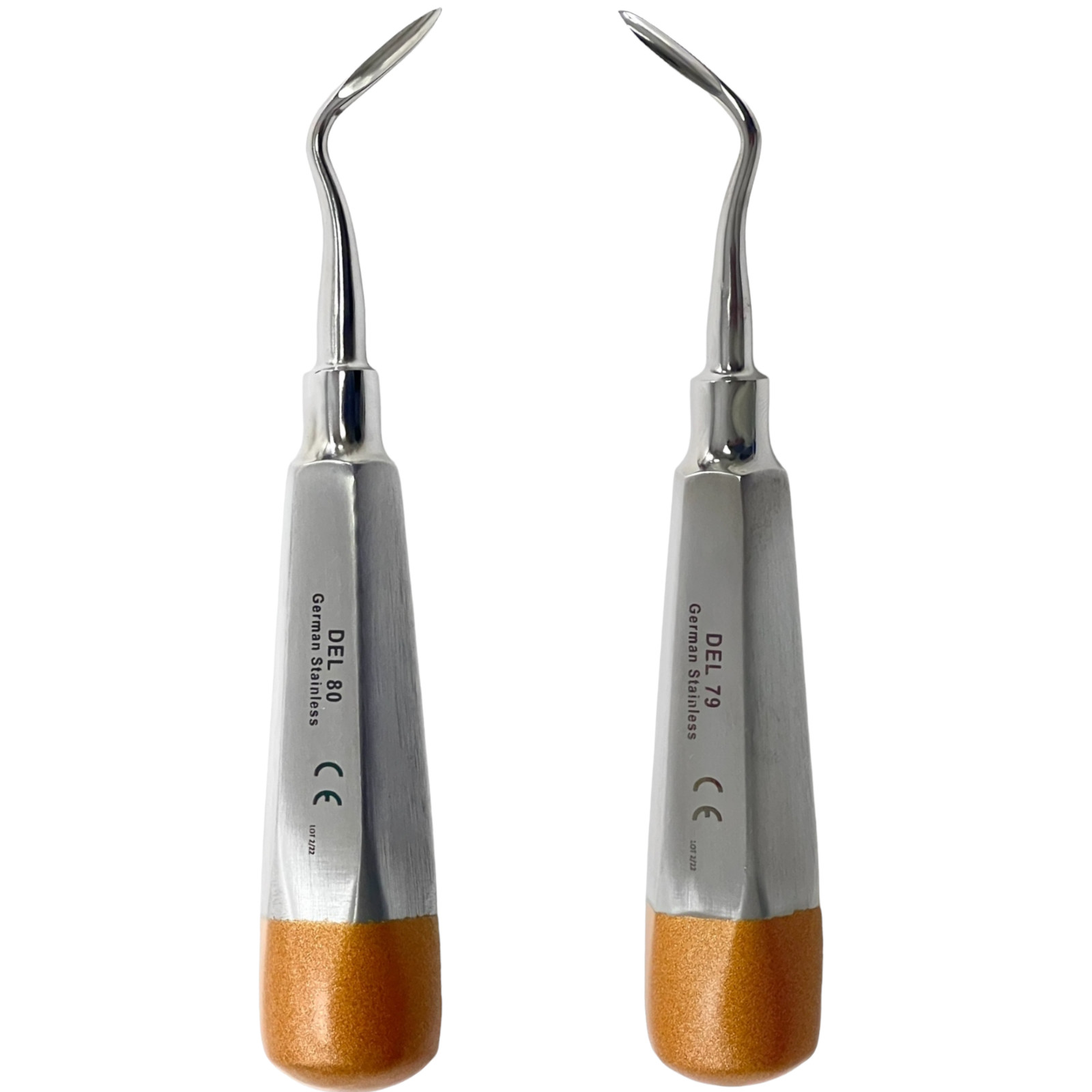 2 Dental Root Tip Elevator # 79 & 80 Dental Instruments-GERMAN STAINLESS STEEL