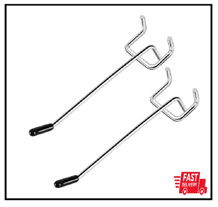 Pegboard Hooks, 25 Pack 4 inch Peg Board Hooks for Hanging, Fit 1/8" Metal Pegbo